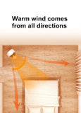 2025 New 18 inch Warm and Cold Floor Type purification Fan super long time, quiet, multi gear, safety and no fan blade design