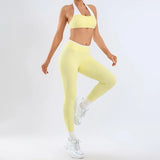 Women's Yoga Sets Fitness Sports Gym Slim Fit Hip-lifting Beautiful Back Suits Workout Casual Running Training Sets