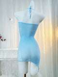 1PC Sexy Women Fishnet Hollow Out Cover Up Dress See Through Bodycon Beach Swimwear Summer Style