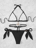 2026 Halter Rhinestone Diamond Bikini Women Swimsuit Female Swimwear Two-piece Bikini Set High Cut Bathing Suit Swim Beach Wear