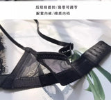 Sexy Red Lingerie for Women - MOYISU Spring Triangle Cup Bra Set, Thin Tight-Fit Bralette with French Lace (CA Sizing 4 Colors)