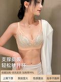 Japanese Sexy Lace Bralette Wireless Bra for Small Chest, Push Up, Side Coverage, Fights Sagging, New Trendy MOYISU Sexy Tushy B
