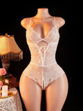 Erotic Sexy Lingerie Women Crotchless Sex Underwear Porn Babydoll Dress Hollow Hot Lace Sexy Bodysuit Lingerie Exotic Costume