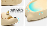 Cute Cartoon Dog Indoor Street Slippers For Women Summer House Shoes Soft EVA DIY Funny Birthday Hat Girls Home Beach Slides