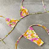Micro Bikini Push Up Women Swimsuits 2025 Sexy Swimwear Brazilian Bikini Set Halter Biquini Swim Suits Print Beachwear Female