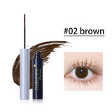 Silk Fiber Curling Mascara, Ultra-Fine Brush, Lengthening & Volumizing, Waterproof, Smudge-Proof, Long-Lasting, Unisex, Eye Safe
