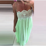 Women Pant Set Sheer Layers Spaghetti Strap Backless Lace Top Straps Solid Loose Straight Elastic Hem Fashion Beach Chic Suits