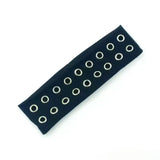 Punk Girl Hollowed Out Eyelets Wide Elastic Headband Stretchy Metal Rock Steampunk for Sports Headbands Hair Accessories