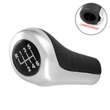 For BMW 1 3 5 6 Series E46 E53 E60 E61 E63 E65 E81 E82 E83 E87 E90 E91 E92 X1 X3 X5 Matt Chromed Gear Shift Knob 5 / 6 Speed