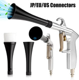 High Pressure Dust Blowing Gun Tornado Air Blow Car Wash Gun Efficient Dry Cleaning Gun Professional Car Interior Cleaning Tools