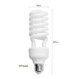 【Sale】Andoer Spiral Fluorescent Light Bulb 45W 5500K Daylight E27 Socket Energy Saving for Studio Photography Video Lighting