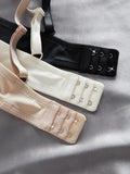 3PCS Basic Solid Women's Underwear Set Seamless Push Up Bra Comfortable Thin Strap Underwire Lingerie