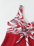 Printed Tankini 2026 Padded Swimsuit Women Shorts Swimwear Female Beach Dress Bathers Bathing Swimming Swim Suit