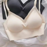 MOYISU Slim Back Bras Women with Small Breasts Gathered Up To Close The Breast with A Backless Bra Cover Without Underwire