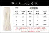 2026 spring and summer slim fit hip-hugging low-waist lace bell-bottom casual pants