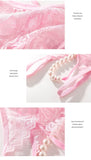 Hot Sexy Mesh Hollow Female Lingerie Transparent Crotchless Women Lace Open Crotch Beading Panties Underwear Erotic Costume