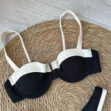 Patchwork Micro Bikini Push Up Women Swimsuits 2025 Sexy Female Swimwear Brazilian Bikini Set Thong Biquini Swim Suits Beachwear