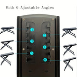 Pedicure Foot Rest Stand Beauty Footrest for Pedicures Toenail Care Stand with Non-Slip Rubber Adjustable Foot Pedal