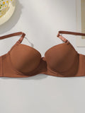 Hot selling solid color 2-piece underwear set multi-color daily four season Bra set comfortable to wear sexy Lingerie 2611