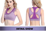 6 Colors Sports Bra Women Cross Hollow Back Gym Jogging Crop Top Female Tops Yoga Fitness Shockproof Vest Sport Bras for Women