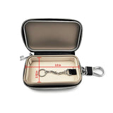 Car Key Signal Blocker Case Faraday Box Anti-Hacking Anti-Theft Key Fob RFID Signal Blocking Bag PU Leather Pouch Case Blocker