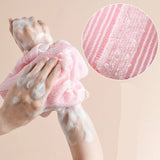Ultra-Long Exfoliating Towels Rubbing Washcloth Bath Nylon Towel Back Scrubber for Shower Body Bath Net Skin Wash Accessories