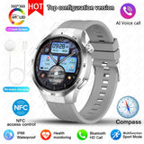 2025 New BOXUXING Watch 5 MAX Smart Watch AMOLED Screen NFC GPS Tracker Bluetooth Call Health Waterproof Smartwatch Men Women