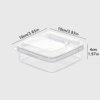 Transparent Plastic Refrigerator Storage Box, Flip Cheese Container, Kitchen Organizer