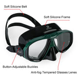 DIVE&SAIL Scuba Mask Snorkel Set Tempered Glass