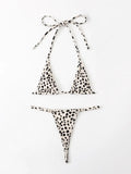 Halter Micro Thong Bikinis 2026 Women Sexy Triangle Swimsuit Mini Swimwear Female Brazilian Bathing Swimming Suit Beachwear