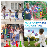 Flying Ball Toy with LED Lights & 360° Rotating Hover Design