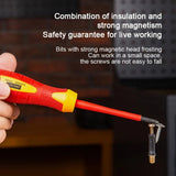 DELI Insulated Screwdriver Household Circuit Tool Insulated Isolated Current Electrician Cross Plate Screwdriver Edge Tool Kit