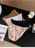 French Triangle Bra Small Bust Push Up Front Buckle Adjustable Straps Ultra Thin Smooth Bikini Set Slim Back Wirefree Lingerie