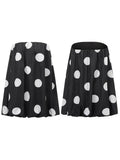 Women Mini Dress Dot Print Backless Tube Dress Summer Party Fashion Casual Strapless Dress