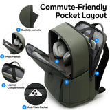 BANGE Fashion Simple Design Women Backpack Anti-Theft 15.6 inch Laptop Backpack Waterproof Travel Backpack School Backpack Bags