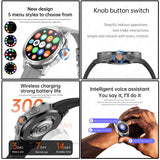 2025 New S4 Ultra Smart Watch Men Blood Oxygen Heart rate Compass Waterproof NFC GPS Tracking Bluetooth Call Sport Smartwatch
