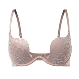 Plunge Deep V Bra Underwear Lace Push up Bra Sexy Lingerie Bralette Sexy Cleavage Bra with Underwire Lightly Padded Low Cut Bra