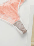New Women's Underwear Set Lace Pink Flower Sexy Ultra Thin Underwear 2-piece Set Bra And Thongs Push Up Bra MR2643