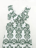 Vintage Flower Embroidery Summer Maxi Dress Women Bakless Tie Up Ruffles Long Beach Vestidos Sexy Tank Party Dresses Sundress