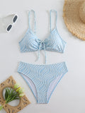 High Waist Bikini 2026 Women Strappy Swimsuit Sexy Striped Swimwear Female Bathers Bathing Swimming Swim Suit Beachwear