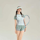 New Split Swimsuit for Women, Conservative and Slimming, Flat Leg Pants, Sports Beach Vacation, Hot Spring Swimsuit