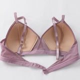 Leisure Triangle Cup Underwear Sexy and Comfortable Bra French wireless bralette breathable stylish bra