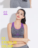 New Sports Bra Women Seamless Gym Jogging Crop Top Female Tops Yoga Fitness Shockproof Vest Sport Bras for Women Sutian Feminino