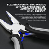 Pliers Tool Set Mini Pliers Repair Tool Bag Long Nose Flat Nose Bent Nose Combination Pliers Universal Remover Tool 8-Piece Set