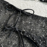 With Mesh Sarong Skirt Halter Bikini Women Swimwear Female Swimsuit Three-pieces Bikini Set Fishnet Bathing Suit Swim Beachwear