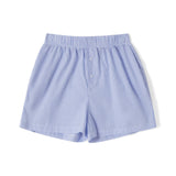 Summer Womens Casual Shorts Elastic Waist Plaid/Striped Print Button Front Shorts Casual Beach Going Out Pants