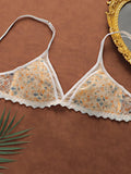 Beautiful thin bra Women's Lace Bralette & Thong Set No Wire Comfortable Underwear Sexy Lingerie for Women J2384