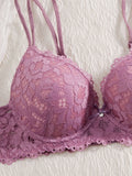 6-Piece Set Lace Women's Underwear Set No Lining Lace Push up Bra Comfortable Fitting Sexy Mesh Lace Panties Women's Bra Set