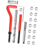 30Pcs Metric Thread Repair Insert Kit M3 M4 M7 M9 M11 Helicoil Car Pro Coil Tool 304 Stainless Steel Auto Repair Tool Bag