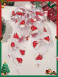 1/2Pcs New Christmas Hair Bows for Women Girls Big Bow Hair Clip Oversized Long Tail Hair Barrette Cute Fashion Hair Accessories